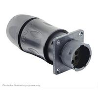 Eaton Souriau-Sunbank UTSX7JC106P Receptacles Jam nut receptacle, with cable gland backshell, for 6 male contacts, IP68/69K