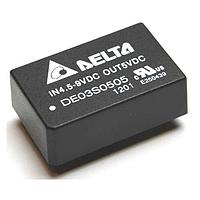 Delta Electronics, Inc. DE03D0512A Isolated DC/DC Converter, +/-12Vout, 3W