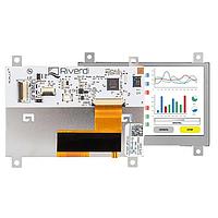 Riverdi SM-RVT43HLBFWN00 TFT LCD 디스플레이 4.3", EVE4, 프레임, 터치 없음