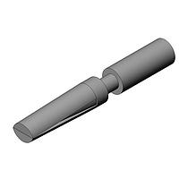JAE Electronics CONT-JB12-24S-C2-X-PKG200 Accessories M12 contact, X-code Crimp Socket, AWG26-30, 200pc/bag