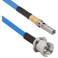 Amphenol SV Microwave MBSMP-085-MV67.3SMPS-120 RF Cable Assemblies SMP M BKHD to VITA 67.3 SMPS 12"Cable