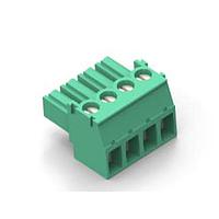 AMP Connectors - TE Connectivity 1-1986371-3 Plugs StrPlug 3.5mm Green LH 13