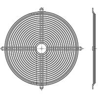 Bảo Vệ Ngón Tay Cho Dòng 2200F hoặc Quạt Kích Thước 200x51mm ebm-papst LZ22