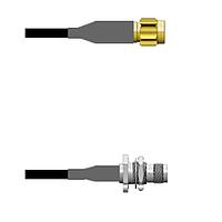 Amphenol Custom Cable Q-3D04K0008007i RF Cable Assemblies SMA-SP/TNC-SJ RG58 7I