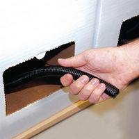 Essentra Components CSEZ1080A Conduit SPLIT CONDUIT DISPENSER BOX 5/8IN x100FT:NYL BLACK