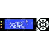 Màn hình đồ họa LCD 192x64 chữ trắng nền trắng cửa sổ IR phiên bản 2 Matrix Orbital BGK19264A-BK-USB-WB