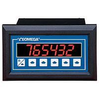 OMEGA DPF65-A-220VAC アナログ入力レートメーター/トータライザー、6桁表示、NEMA 4X (Batch, On-off control)