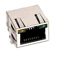 Wurth Elektronik 634008137521 Modular WR-MJ Feml SMT Hztl 8P8C Tab Up LED&EMI