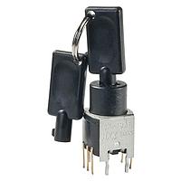 NKK Switches SK13AEG13 キーロックスイッチ SP3T PCB 静電気防止