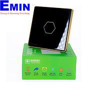 HUNONIC HNP01VD ປຸ່ມສະຫຼັບສຳຜັດ WiFi ຄວາມຈຸຂະໜາດໃຫຍ່ຮຽບຮ້ອຍ (Black)