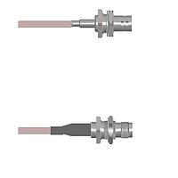 Amphenol Custom Cable Q-0404F0005072i RFケーブルアセンブリ BNC-SJB/TNC-SJB G316 72I