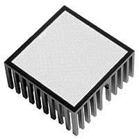 Tản nhiệt linh kiện cho gói BGA nhựa, màu đen, 27x27x10mm, IC Pkg=27 x 27, Băng keo #35 Aavid 374324B00035G