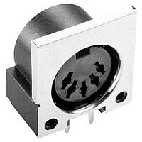 Đầu nối DIN, jack 7 chân, màu đỏ, lỗ xuyên, có che chắn Same Sky (formerly CUI Devices) SDF-70J