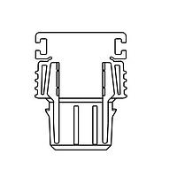 Vỏ Dây Cáp Chì Nữ 2 Chân Thẳng Màu Đen ERNI - TE Connectivity 524659