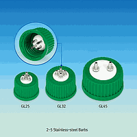 Nắp Kết Nối DAIHAN® Wisd™, PP, GL45, 2 Cổng (đường kính ngoài Φ4.5mm), cho Ống dẫn đường kính trong Φ3.2mm DaiHan DH.Cap3807