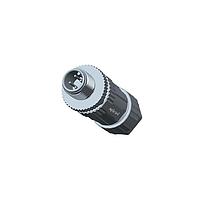 Amphenol LTW MSAS-05BMMC-SL7001 Sensor Cables / Actuator Cables M12 Circular Metric Connector, A Code, Metal, 4A, 05 pins, Male Connector, Male Contact, Straight, Screw Thread, Field Installable, F4.0 - F7.5mm, IP67 Mated