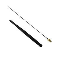 TechNexion ANTP180A138045D2450MHF4 天线套件 包含 MHF 转 SMA 补丁电缆 + 4.5 dB，2.4/5 GHz，黑色天线