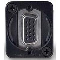 Đầu nối D-Sub hai cổng EH CONN HD15 F-F BLA Switchcraft EHHD15FFB