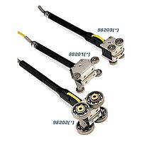 OMEGA 98203E Roller Thermocouple Handle Probes for Moving or Rotating Surfaces (Thermocouple, E, 205 °C, Surface Probe)