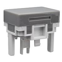 NKK Switches AT4030H Button RECTANGULAR GRAY CAP LB NON-ILLUMINATED