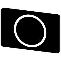 SIEMENS 3SU19000AD160QA0 Labeling Plate, O INSCR. LABEL,BLK 17.5 X 27MM, SYMBOL: O