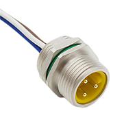 Bulgin PXMBNI78FPM03AFL78002 Sensor Cables / Actuator Cables 3 Contacts 7/8" Right-Angled Female