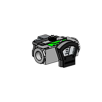 Công tắc dòng chảy Senseca HD2KZ1-010GM040A (6.0 - 40 l/phút, DN 10, cấu trúc đồng thau, màn hình Z1 hiển thị mặt trước)