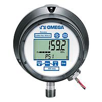 OMEGA DPG9245-1K-A-S2 출력 및 알람 기능이 있는 고급 디지털 압력 게이지 (Gauge, 1000 psi, NPT Male, 1/4 in)
