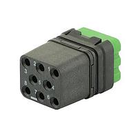 Eaton Souriau-Sunbank 8MQ2M0816BNS Modular Connectors - Push Pull MQuick module, unsealed, without contact, delivered with cap