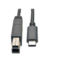 Cáp USB / Cáp IEEE 1394 Tripp Lite Cáp USB 3.1 Gen 1 5 Gbps USB C USB-C sang USB Loại B Đực/Đực 3' Tripp Lite U422-003