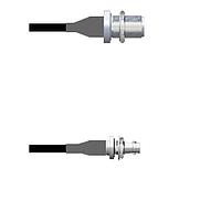 Amphenol Custom Cable Q-1U00P0003010i RF Cable Assemblies N-SJB/HDBNC-SJB G174 10I