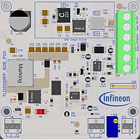 Infineon TLD5098EPB2BEVALKITTOBO1 Switching Controller evaluation board in boost to battery topology designed as LED driver