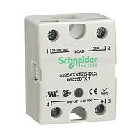 Rơ le trạng thái rắn 6000 SSR Triac, SPST-NO, 25 A Schneider Electric Relays 6225AXXTZS-DC3