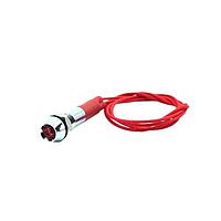 Mallory Sonalert FL1M-6CW-1-R110V Panel Lights LED RED 6MM NUT 110VAC/DC