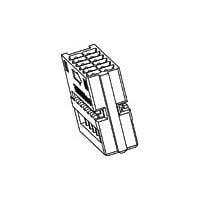 AMP Connectors - TE Connectivity 1534101-1 Receptacle Housing MQS REC HSG16POS BLK