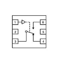 Bộ đa hợp SPDT 2:1 1.65-5.5V; 0.7ohm Vishay Siliconix DG4157EDN-T1-GE4