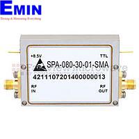 Fairview SPA-080-30-01-SMA 2 GHz to 8 GHz, Medium Power Broadband Amplifier with 900 mW, 33 dB Gain and SMA