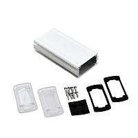 Vỏ hộp PCB Vỏ nhôm đùn màu bạc có nắp nhựa (1.4 x 2.7 x 5.1 inch) Bud Industries EXN-23352-SVP