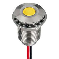 APEM Q10F5ANZZRGB24ECA インジケーター フラッシュ ブラック アノダイズド 24VDC RGB IP67