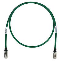 Panduit STP6X100GR Cat 6a Copper Patch Cord, Cat 6A, Green S/FTP C