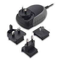 Cincon TRG30R180V-01E03-GY-BK-Level-VI ອາແດບເຕີ AC ຕິດຜນວຽກຜົນ, ລະດັບ VI, ຕິດຜນວຽກຜົນ, 30 ວັດ, ອິນພຸດ 90-264VAC, ອອກ 18VDC, 5.5x2.1x12mm, ມຸມຂວາ, ກ້ອງສີເທົາ 57.6mm, ສາຍ DC 1800mm