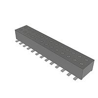 Samtec CLP-113-02-F-D-A Socket Low Profile Dual-Wipe Socket, .050" Pitch