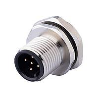 Same Sky (formerly CUI Devices) CDM1215-12A-MT-R9-67 Straight M12 Male Panel mount, Solder Type, Rear Fastened PG9?ACode 12PIN , Screw Copper alloy
