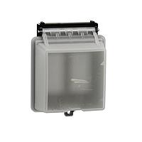 Square D SQWS83221XX Covers 2G WEATHERPROOF CLR COVER VERT MOUNT UNIVERSAL