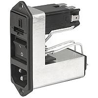 Schurter CD41.1501.151 インレット CD PWR エントリーモジュール フィルター付き 6A