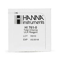 HANNA HI761-25 Total Chlorine Ultra Low-Range Checker® HC Reagents (25 Tests)