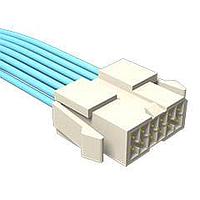 Samtec MRTDT-05-20-F-08.0-L1 Double Row .100" Mini Mate(R) Double Row Panel Mount Discrete Wire Cable Assembly