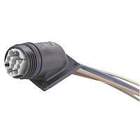 Cáp Chuyên Dụng Han F+B 4/4 Hybrid với Ethernet Bộ Dây Cáp Đơn Đầu, Vỏ Nam Góc Bên, PUR, 1.0mm HARTING 33503898141010