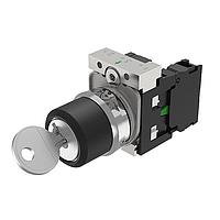 Công tắc khóa Keylock KL-KR RONIS T254 1NO Bật-Tắt Vít Kẹp Kim loại EAO 45-190H.2000.111.101