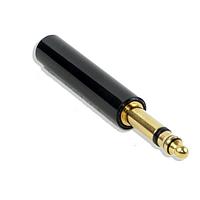 Đầu nối điện thoại 2 chân 1/4" đực quân sự màu đỏ Switchcraft 445X